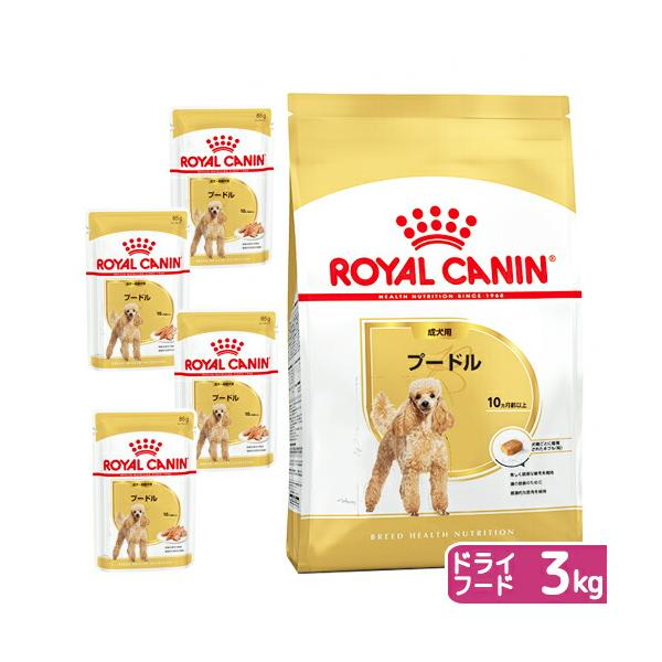  CANIN 成犬用 ドライフード 3kg×2 ロイヤルカナン ロイヤルカナン プードル 成犬用 3kg×2セット ブリード