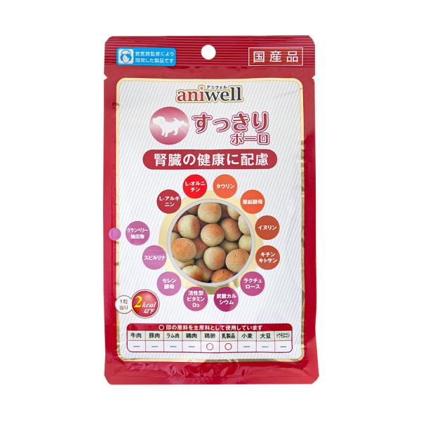 デビフペット アニウェル すっきりボーロ 60g 犬 おやつ アニウェル