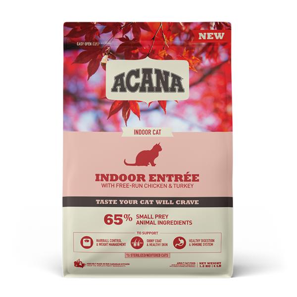 他サイト： アカナクラシック　キャットフード　インドアエントリーキャット　１．８ｋｇ　猫　正規品の商品画像