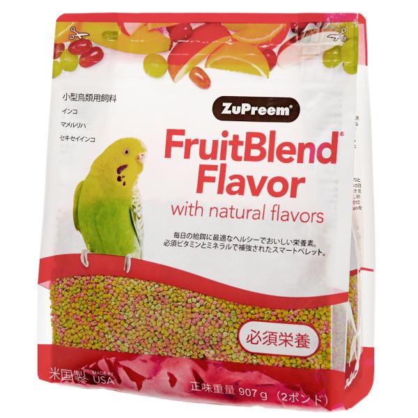 メーカー：ZuPreem ＦｒｕｉｔＢｌｅｎｄＦｌａｖｏｒ　ｗｉｔｈ　ｎａｔｕｒａｌ　ｆｌａｖｏｒｓ　ＳｍａｌｌＢｉｒｄｓ　ズプリーム　フルーツブレンド　S　セキセイ　907g　0762177810287　20210715　y21m07　G...