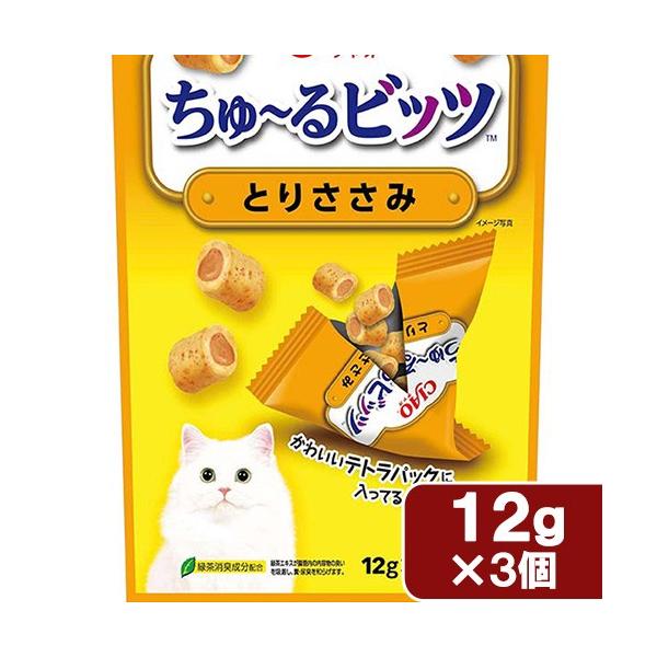 INABA ちゅ〜る いなば CIAO ちゅ〜るビッツ とりささみ 12g×3