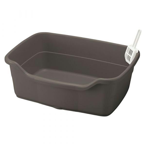 他サイト： リッチェル　ラプレ　ネコトイレ　深型　６０　グレーの商品画像