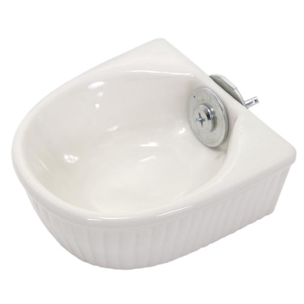 メーカー：fuu ｆｕｕ　陶器　固定できる小動物のエサ入れ　大　ホワイト　4573298440279　20210712　ｙ21ｍ07　mikari　小動物　デグー　チンチラ　リス　モモンガ　ウサギ　容器　エサ入れ　餌入れ　フィーダー　固定式...