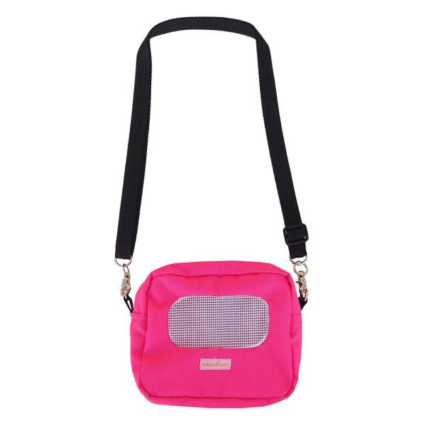 メーカー：Rainbow レインボー　ワイドポーチ　ピンク　4589462724793　20210520　ｙ21ｍ05　mikari　モモンガ　フクロモモンガ　小動物　小動物用品　フクモモ　ハウス　キャリー　ポーチ　Ｒａｉｎｂｏｗ　ワイド　...