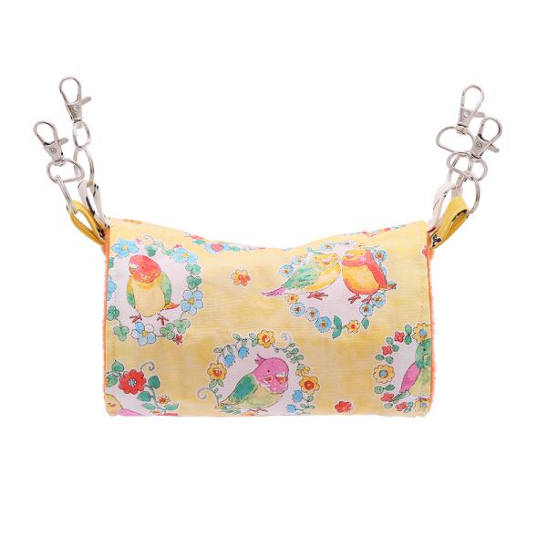 メーカー：(株)リーフ Leaf Corp リーフコーポレーション　リーフコーポ　リーフ　ＬＥＡＦ　Corp　インコ　リス　シマリス　モモンガ　フクロモモンガ　デグー　小動物　鳥　ハンモック　ハウス　トンネル　吊るす　遊ぶ　揺れる　ペット用...