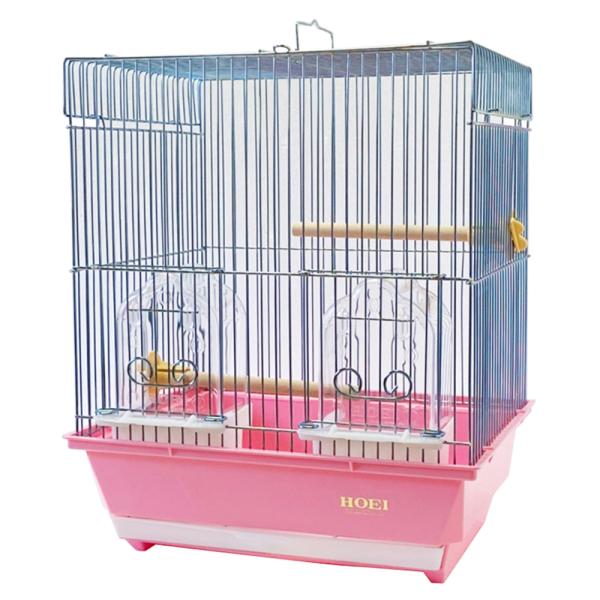 メーカー：ＨＯＥＩ minimalcages　cage　101kadg　pink　ＨＯＥＩ　１０１角Ｇ　ピンク　4963067002102　20210828　ｙｔｋｓ　y21ｍ08　鳥用品　鳥かご　ケージ　バードケージ　鳥　小鳥　小型インコ...