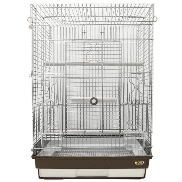 メーカー：ＨＯＥＩ minimalcages　cage　465prk　brown　茶　ＨＯＥＩ　４６５パラキート　ブラウン　4963067012903　20211123　y21ｍ11　ＧＢＮＭ　鳥　ケージ　本体　中型インコ　小型インコ　イン...