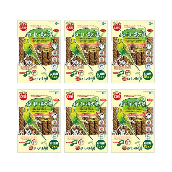 メーカー：マルカン _animal　4906456560364　マルカン　おいしい粟の穂　お徳用　１５本　小動物　鳥　hamster　ハムスター　プレーリードッグ　チンチラ　小動物用フード　えさ　飼鳥全般　専用クリップ　あわ　おやつ　フード...