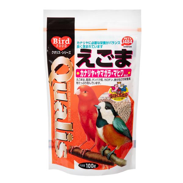 メーカー：ペッズイシバシ _animal　ペッズイシバシ　クオリス　えごま　１００ｇ　4970620011044　小鳥用フード　小鳥フード　鳥用品　小鳥用餌　鳥用餌　小鳥用エサ　カナリヤ　ヤマガラ　マヒワ　カナリヤフード　小動物　鳥　202...