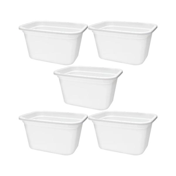 incmdcossmycto　簡易梱包　角型タライ　６０型　白　水抜栓付　約５６Ｌ　チャームオリジナル　ytks　アクアリウム　アクアリウム用品　タライ　金魚　メダカ　錦鯉　日淡　ガーデニング　園芸用品　桶　金魚すくい　プラ箱　睡蓮鉢　スイ...