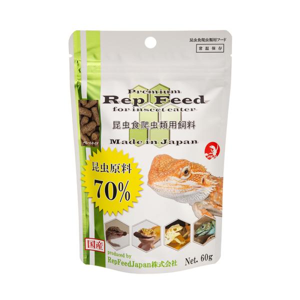 ＲｅｐＦｅｅｄＪａｐａｎ　ＲｅｐＦｅｅｄ　レプフィード　６０ｇ　昆虫食爬虫類用　4573525450019　20220413　ｙ22ｍ04　mura　両生類　爬虫類　フトアゴ　フトアゴヒゲトカゲ　トカゲ　トカゲモドキ　ヤモリ　ゲッコー　レオ...