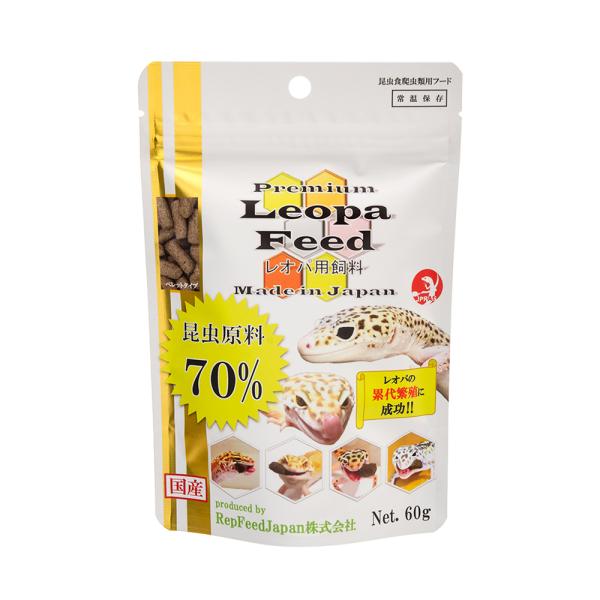 ＲｅｐＦｅｅｄＪａｐａｎ　ＬｅｏｐａＦｅｅｄ　レオパフィード　６０ｇ　4573525450040　20220413　ｙ22ｍ04　mura　レオパ・トカゲモドキ用　トカゲ　トカゲモドキ　ヤモリ　ゲッコー　レオパ　ヒョウモントカゲモドキ　フー...