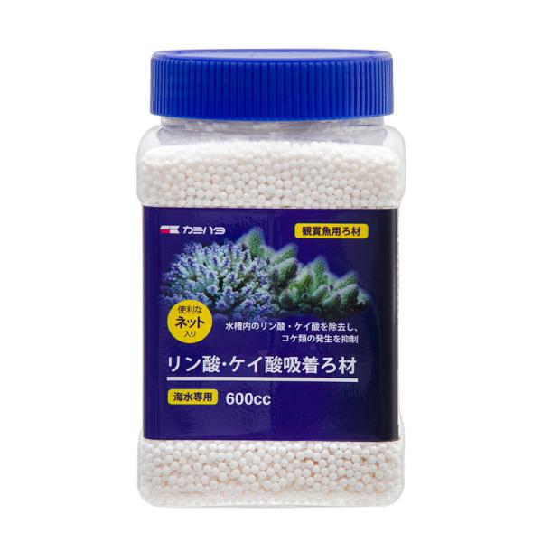 メーカー：カミハタ カミハタ　リン酸・ケイ酸吸着ろ材　６００ｃｃ　海水用　〜約２７５Ｌ　4971664190306　20220803　ｙ22ｍ08　mura　アクアリウム　アクアリウム用品　アクア用品　_kaisui　海水　海水魚　観賞魚用...