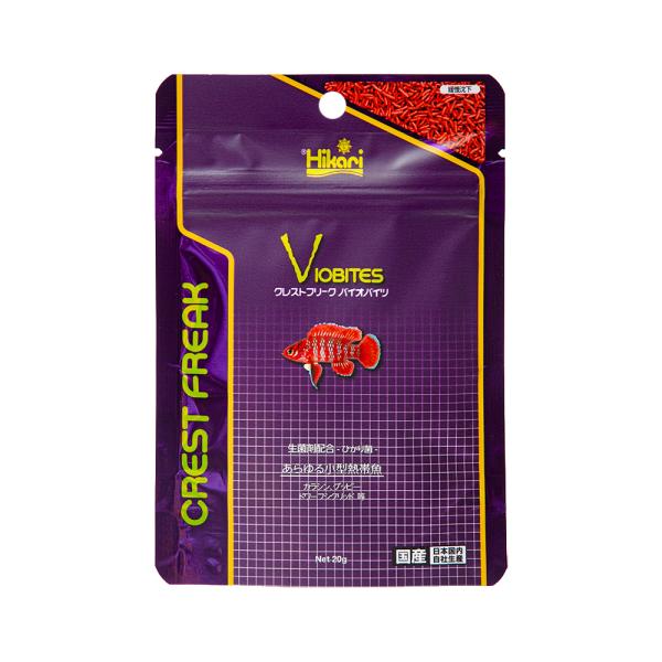 メーカー：キョーリン キョーリン　クレストフリーク　バイオバイツ　20g　小型熱帯魚　フード　超スロー沈下　4971618274311　20220801　y22m08　mikari　グッピー　カラシン　ドワーフシクリッド　アクアリウム用品　...