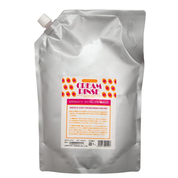 504686 ニチドウ ミラクルコート 香水入りクリームリンス 3L ニチドウ ニチドウ ミラクルコート クリームリンス 3L