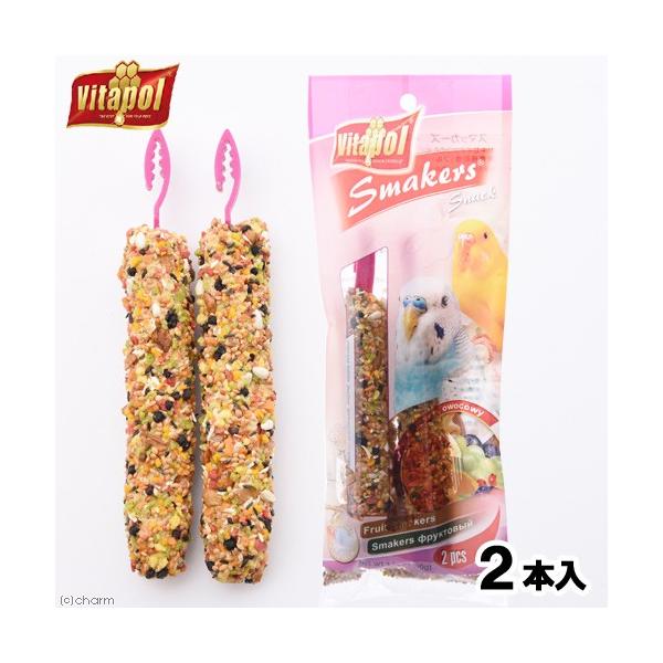 メーカー：ペッズイシバシ _animal　5904479021083　Vitapol　スマッカーズ　セキセイインコのための栄養補助食　フルーツ　90g　ビタポール　小動物　鳥　穀物・種ミックス　フード　スティック　ポーランド　天然素材　運動...