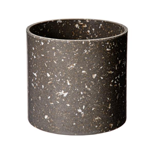 frditem_hidden　エコチップマーブル　フラワーポット　Ｍ　グレー　穴なし　鉢カバー　4582528491844　20220630　ｙ22ｍ06　mura　園芸　ガーデニング　園芸用品　ガーデニング用品　ポット　鉢　植木鉢　底穴な...