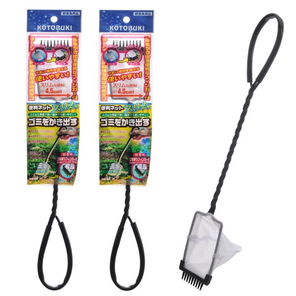 メーカー：コトブキ アクアリウム用品　20160415　MYT　_aqua　4972814534681　コトブキ工芸　Ｋ−１６１　便利ネットスリムコンパクト　アクア用品　メンテナンス用品　アミ　選別ネット　幅７ｃｍ未満　金魚・メダカ・錦鯉・...