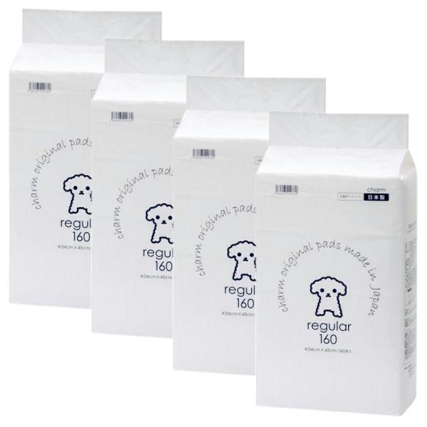 メーカー：チャーム nrmlthinrg160　leaf1tok1pe　ペット用品　犬用品　ペットシーツ　ペットシート　レギュラー　チャームオリジナル　ペットシーツ・犬のトイレ用品　犬のトイレ用品　薄型レギュラー　１６０枚　シンプル　cha...