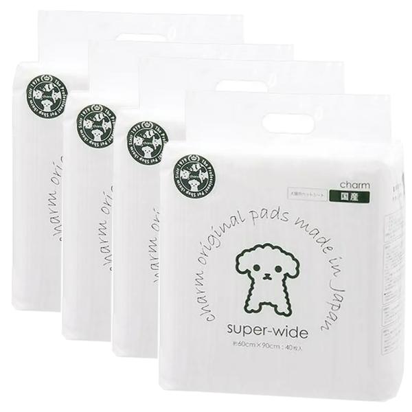 メーカー：チャーム nrmlthinswd40　_neko　ペット用品　犬用品　ペットシーツ　ペットシート　スーパーワイド　チャームオリジナル　charmps_tanpin　spwide　charmpetpads　国産　20120327　M...