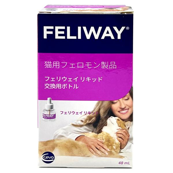 メーカー：セバ・ジャパン メーカー画像　フェリウェイ　リキッド　４８ｍｌ　3411110012512　20221011　ｙ22ｍ10　mura　猫用品　猫　ねこ　猫用　ねこ用　フェロモン　フェイシャルフェロモンＦ３類縁化合物　フェイシャルフ...