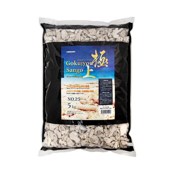 ジュン JUN 極上サンゴ NO．25 5kg サンゴ砂 : チャーム
