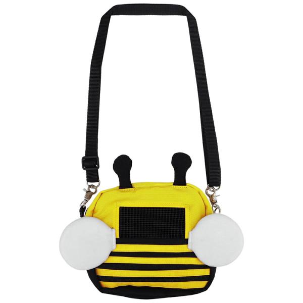 メーカー：Rainbow mlmanimbd　bnr_rainbowanimal　レインボー　むしむしワイドポーチ　みつばち　4589462730114　20221024　y22m10　mura　可愛い　小動物　小動物用品　モモンガ　フクロ...