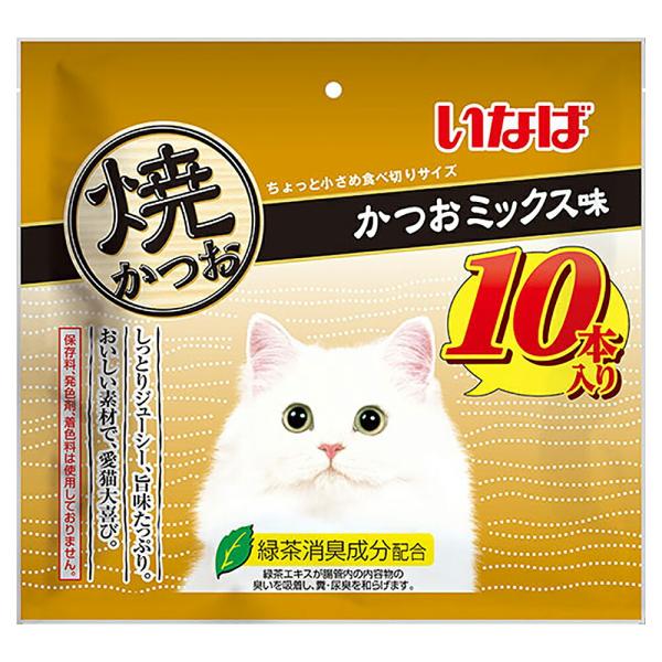 他サイト： いなば　焼かつお　かつおミックス味　１０本入りの商品画像