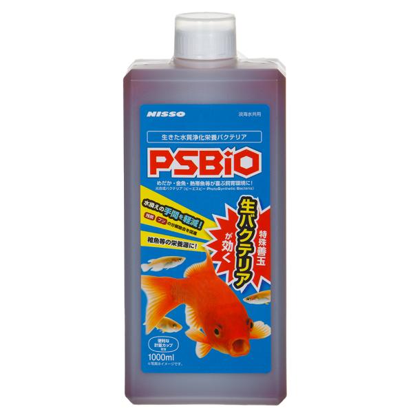 メーカー：ニッソー ニッソー　PSBiO　1000ml　アクアリウム用品　観賞魚　アクア用品　アクア　調整剤　淡海水用　エビ　ビーシュリンプ　金魚　メダカ　錦鯉　日淡　熱帯魚　ろ過　バクテリア　調整　添加剤　水質浄化　光合成バクテリア　光合...