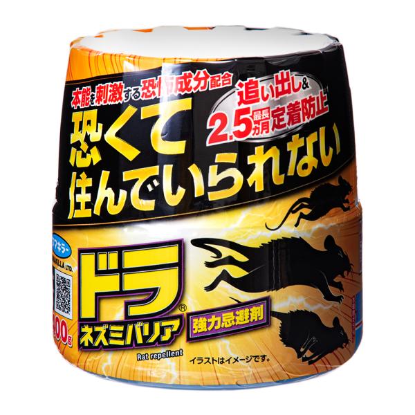 メーカー：フマキラー フマキラー　ドラ　ネズミバリア　強力忌避剤　４００ｇ　4902424448290　20230208　y23m02　Y.K.　_gardening　ガーデニング　園芸用品　_daily　ネズミ　鼠　ラット　害獣　退治　忌...