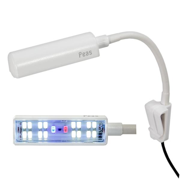 メーカー：コトブキ 水槽　ライト　4972814033832　コトブキ工芸　ミニＬＥＤ　ピース　ホワイト　ＬＥＤ　照明　アクアリウム　アクアリウム用品　取り付け簡単　観賞魚用　淡水　水草　水草水槽　ベタ　グラスアクアリウム　グラスアクア　水...