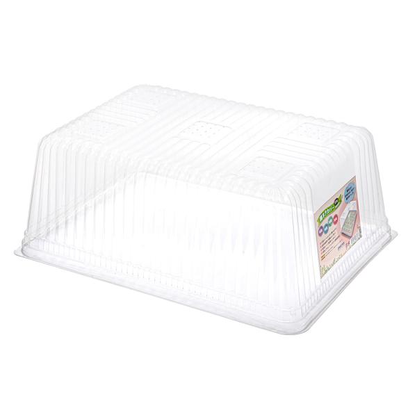 メーカー：明和株式会社 種まきカバー　５１型　種　シード　種蒔き　種まき　カバー　園芸　園芸用品　庭　温室　苗箱　苗箱用　苗　ガーデニング　ガーデン　園芸道具　防鳥　防霜　保湿　保温　通気性　透明カバー　透明　ペットボトル樹脂　ＰＥＴ　めい...