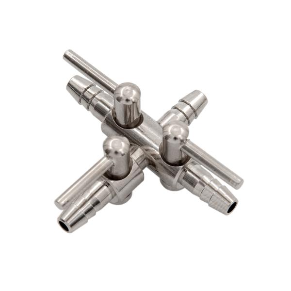 メーカー：貝沼産業 貝沼　三又金属分岐　20210427　ｙ21ｍ04　ＧＢＮＭ　アクアリウム　アクアリウム用品　エアレーション　エアーレーション　分岐　配管　パーツ　３又　三又　コック　貝沼産業　三方コック　2250001653325