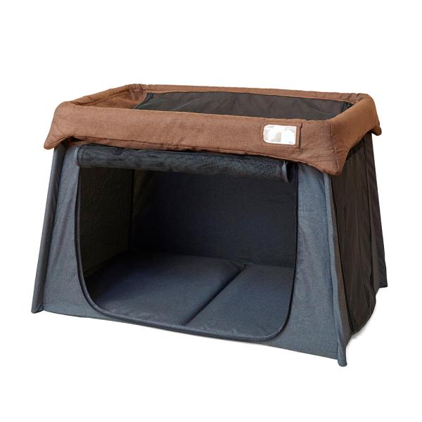 メーカー：ボンビアルコン メーカー画像　ボンビアルコン　ペットにやさしい　ソフトワンサークル　ダークグレー　ペット用　室内サークル　ソフトケージ　軽量　4977082724260　20230117　ｙ23ｍ01　mura　軽い　移動が楽　撥...