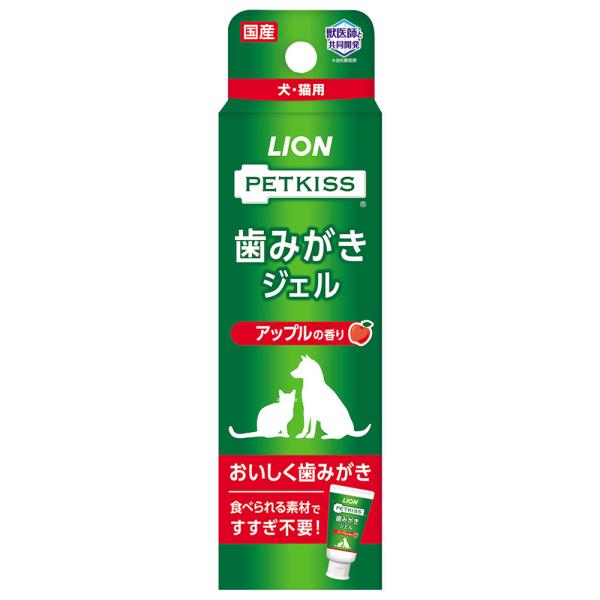メーカー：ライオン メーカー画像　ライオン　ＰＥＴＫＩＳＳ　歯みがきジェル　アップルの香り　４０ｇ　4903351008113　20230414　ｙ23ｍ04　mura　ペット用品　犬用　犬用品　犬　いぬ　ドッグ　猫用　猫用品　猫　ねこ　キ...