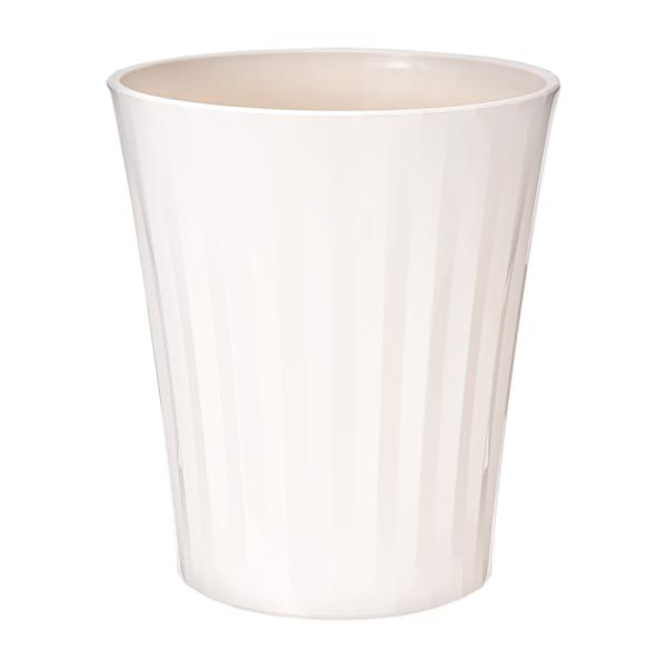 メーカー：アップルウェアー 鉢　植木鉢　ガーデニング用品　アップルウェアー　グロスポット　８号　ホワイト　4905980115613　Ishina　観葉植物　洋ラン　スタイリッシュ　深型タイプ　インテリア　インテリア鉢　清潔感　高級感　光沢...