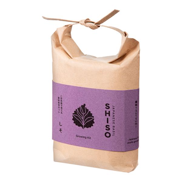 メーカー：聖新陶芸 4528757040781　聖新陶芸　TSUTSUMI　しそ　ガーデニング　ガーデニング用品　園芸用品　園芸　植物　花　鉢　植木鉢　葉　華　管理　栽培　栽培キット　二合米袋　薬味栽培　薬味　おしゃれ　映え　可愛い　和風　...