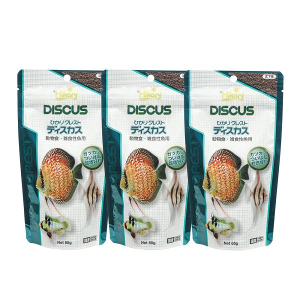 メーカー：キョーリン アクアリウム用品　kjKPkin　_aqua　アクア用品　餌　小粒　顆粒　キョーリン　ひかりクレスト　ディスカス　６５ｇ　えさ　20140607　OKB　熱帯魚　色揚げ　4971618287137　キョーリンひかりシリ...