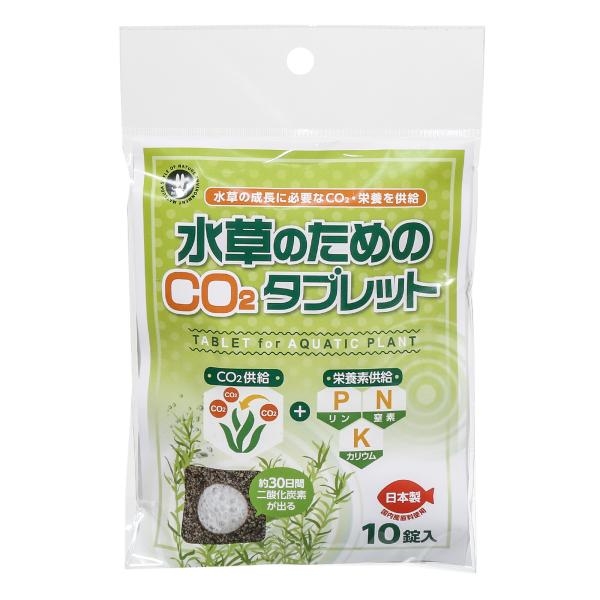 メーカー：マツダ マツダ　水草のためのCO2タブレット　(10錠入)　4934965090508　20230929　y23m09　mura　アクアリウム用品　アクアリウム　水草育成　水草水槽　成長　CO2機器　CO2タブレット　CO2ブロッ...