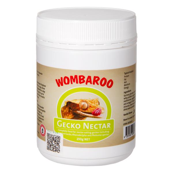 メーカー：ＷＯＭＢＡＲＯＯ ＷＯＭＢＡＲＯＯ　ウォンバルー　ゲッコーネクター　250ｇ　9331932003328　296310　餌　エサ　爬虫類　ヤモリ　増体　ミネラル　ビタミン　アミノ酸　カロテノイド　色揚げ　タンパク質　ガッティング　...