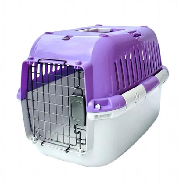 メーカー：ファンタジーワールド メーカー画像　ファンタジーワールド　ファンタジーキャリー　Ｓ　パープル　ホワイト　4995723700275　20231024　ｙ23ｍ10　mura　キャリー　クレート　コンテナ　ハードクレート　ハードタイ...