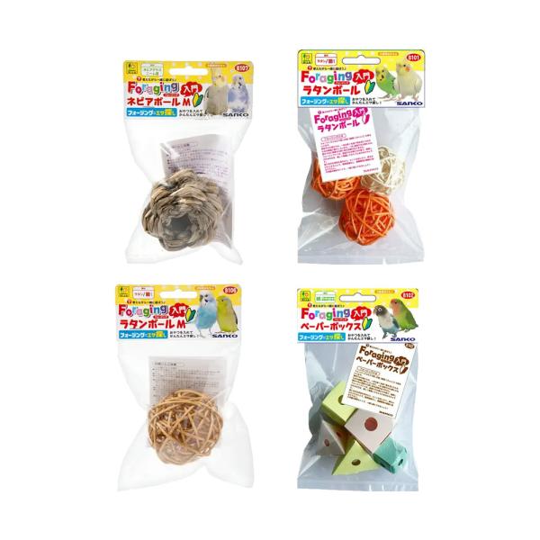 メーカー：用品セット 三晃商会　ＳＡＮＫＯ　フォージング入門　ネピアボール　Ｍ　4976285111075　鳥　小鳥　鳥用　おもちゃ　玩具　トイ　トーイ　フォージング　フォージングトイ　ボール　エサ探し　採餌　おやつ入れ　おやつ　小型インコ...