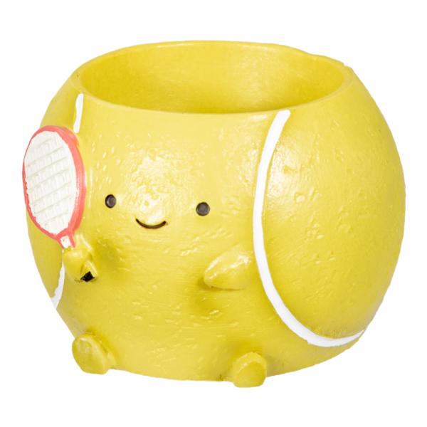 メーカー：ケーイーアイ littleregin　鉢カバー　鉢　植木鉢　ガーデニング用品　resinpot　4530254166307　リトルレジンポット　テニスボール　１号ポット用　プラスチック　鉢植え　ポット　園芸　園芸用品　園芸資材　花...