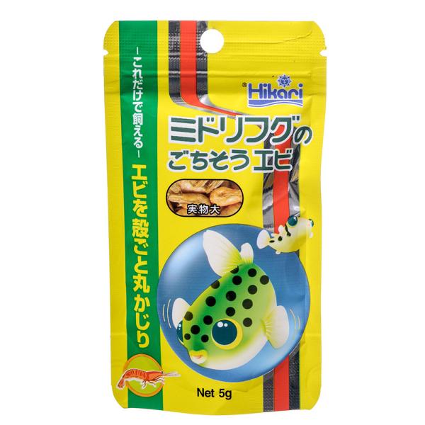 メーカー：キョーリン frditem_hidden　キョーリン　ミドリフグのごちそうエビ　５ｇ　4971618337115　20240208　y24m02　Y.K.　アクアリウム用品　アクア用品　餌　エサ　ご飯　ゴハン　フード　淡水　エビ　...
