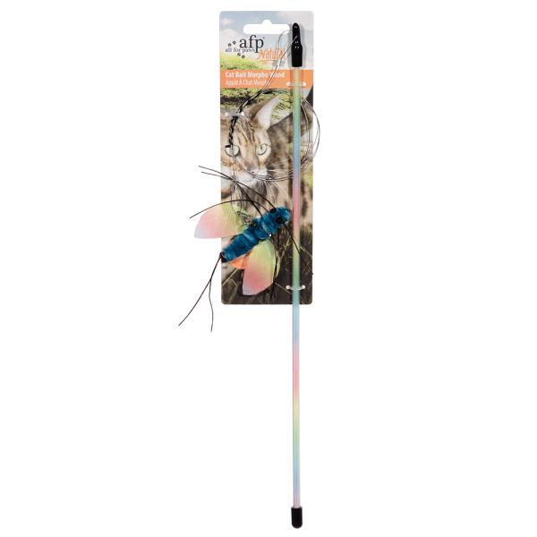 メーカー：サンメイト 猫じゃらし　サンメイト　キャット　ベイト　モルフォ　ワンド　猫用おもちゃ　4523294006900　20240213　y24m02　Y.K.　猫　ネコ　ねこ用　猫用　CAT　猫用品　ねこ用品　用品　おもちゃ　玩具　運...