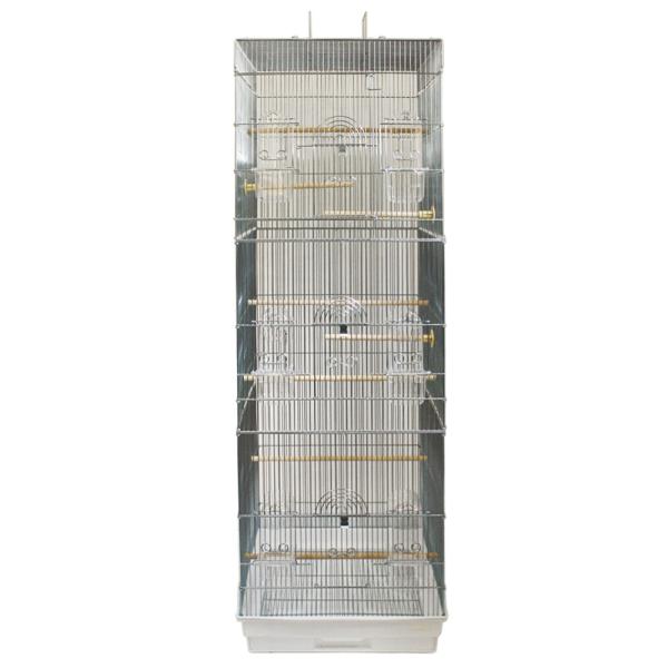 ホーエイ HOEI 465オウム　ホワイト　中型インコ Amazon | ホーエイ HOEI 465オウムステンレス ホワイト (46.5