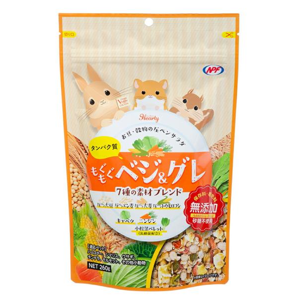 メーカー：ナチュラルペット ＮＰＦ　ハーティー　もぐもぐベジグレ　２６０ｇ　4932804240022　20240209　y24m02　akst　小動物用品　用品　小動物用　animal　えさ　餌　フード　ごはん　ペレット　カリカリ　おやつ...