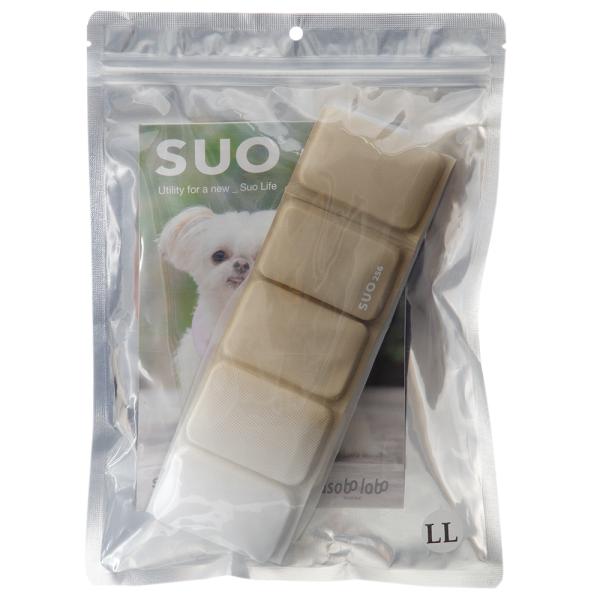メーカー：SUO ＳＵＯ　２５６ＩＣＥ　ＳＵＯバンド　ＬＬ　エクリュホワイト　4573513078959　Y.K.　犬　いぬ　犬用　いぬ用　ドッグ　dog　犬用品　用品　夏物　涼感　冷感　冷たい　保冷　保冷用品　夏　夏対策　暑さ対策　熱さ対...