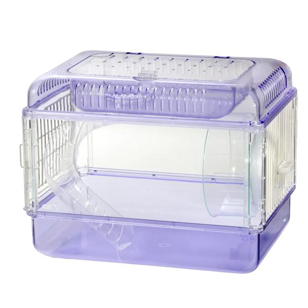 メーカー：ジェックス minimalcages　_animal　ＧＥＸ　クリアフロント３０　ラベンダー　4972547044488　66221　ハムスター　小動物　ジェックス　ケージ　透明　クリア　ガラス　オールクリア　軽い　外せる　見える...