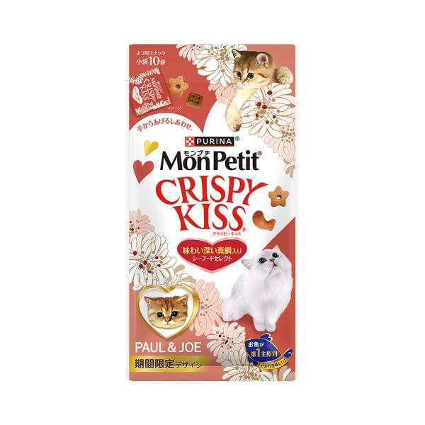 モンプチ　クリスピーキッス　期間限定　味わい深い真鯛入りシーフードセレクト　３０ｇ